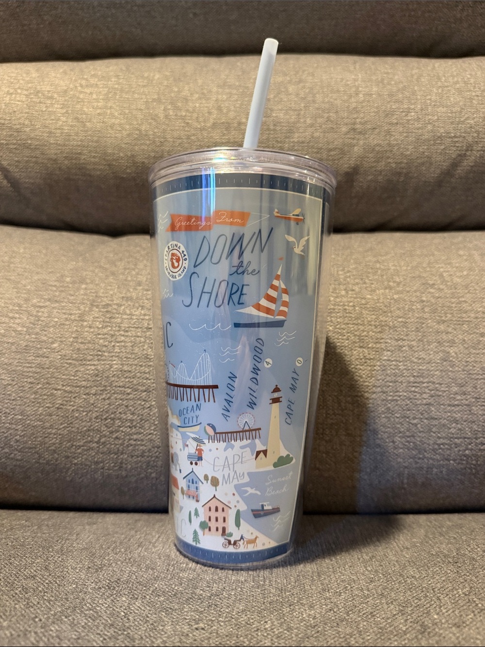 🆕 Spartina 449 New Jersey Shore Tumbler